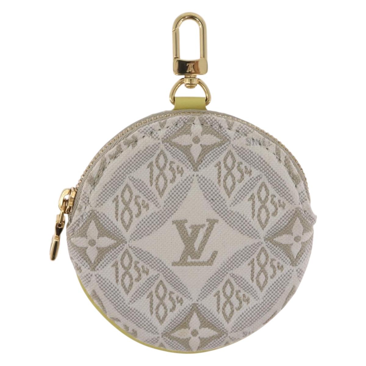 LOUIS VUITTON Pre Owned 1854 print Porte Monnaie Round M81173 LV Auth 208321A