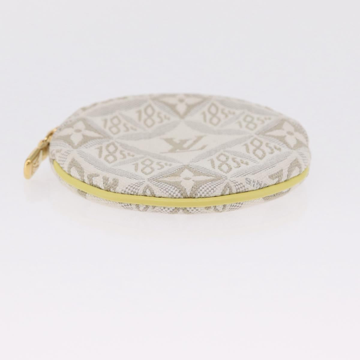 LOUIS VUITTON Pre Owned 1854 print Porte Monnaie Round M81173 LV Auth 208321A