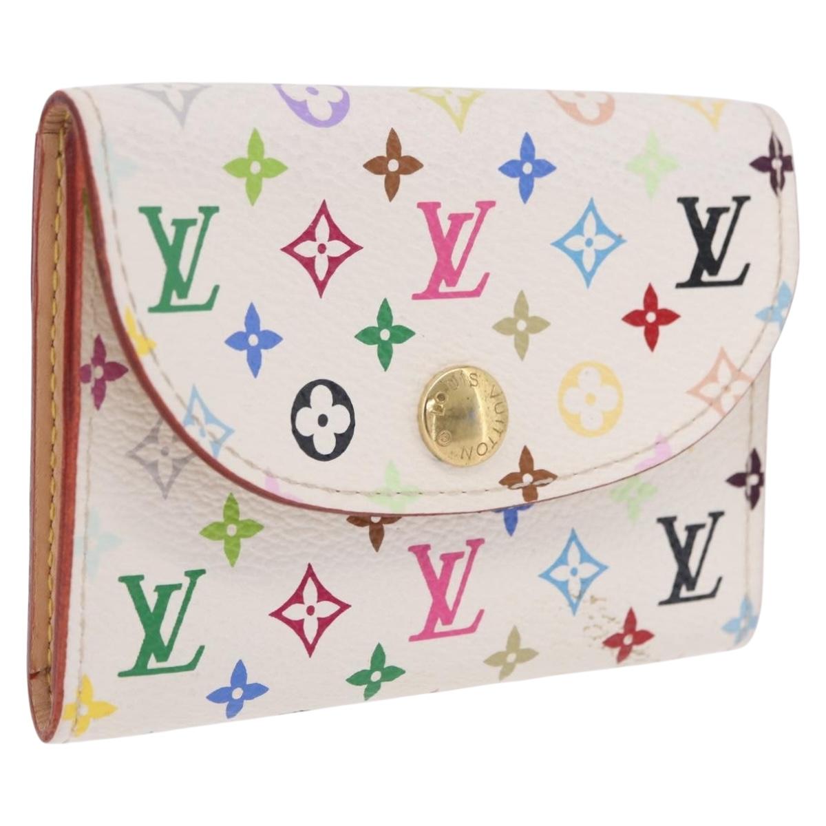 LOUIS VUITTON Multicolor Anvelop Cult De Vuitto Card Case M66557 LV Auth 208325