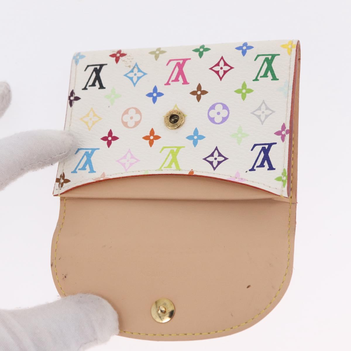 LOUIS VUITTON Multicolor Anvelop Cult De Vuitto Card Case M66557 LV Auth 208325