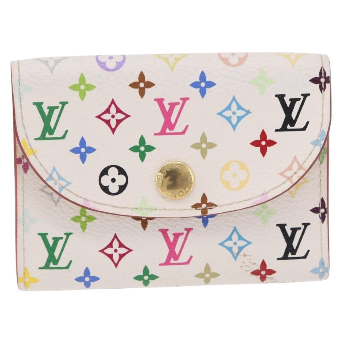 LOUIS VUITTON Multicolor Anvelop Cult De Vuitto Card Case M66557 LV Auth 208325