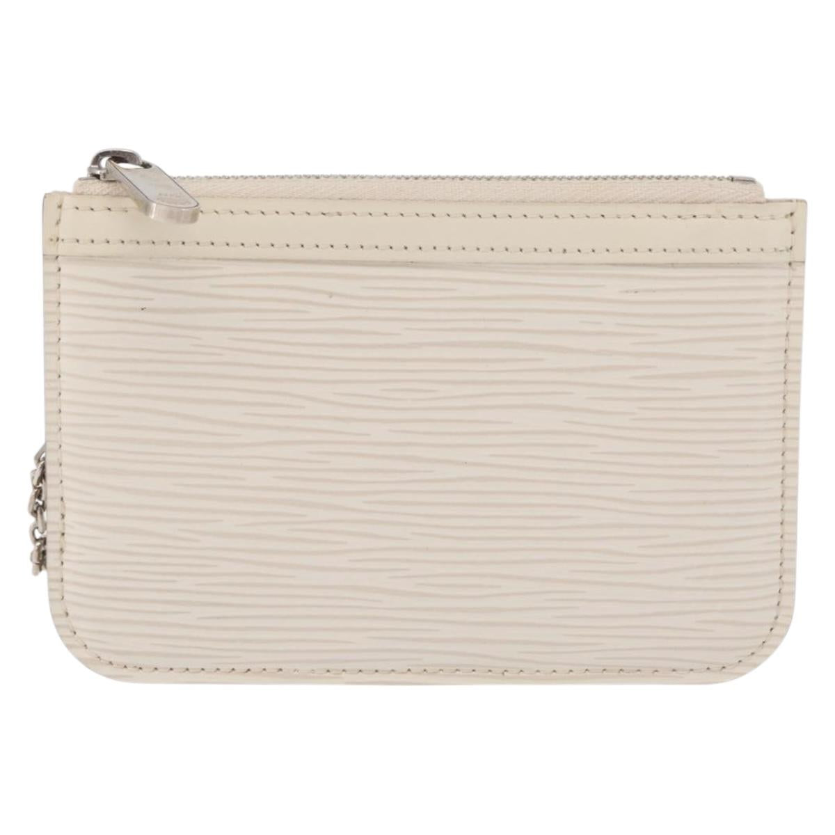 LOUIS VUITTON Epi Pochette Cles NM Coin Purse Yvoire M6380J LV Auth 208331V