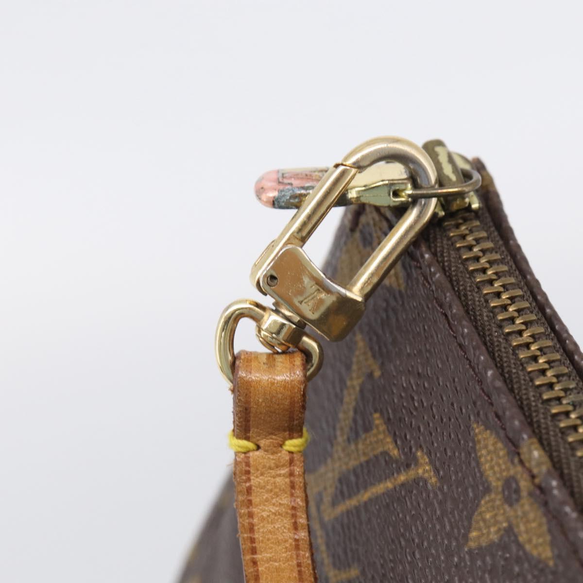 LOUIS VUITTON Monogram Pochette Accessoires Pouch M51980 LV Auth 208334A