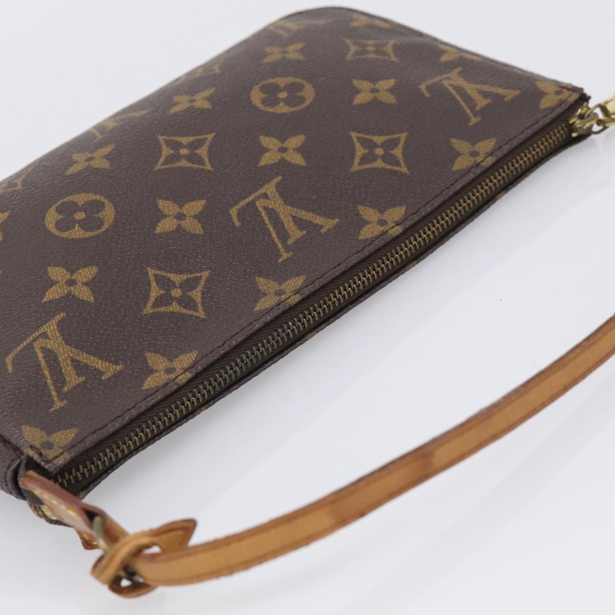 LOUIS VUITTON Monogram Pochette Accessoires Pouch M51980 LV Auth 208334A