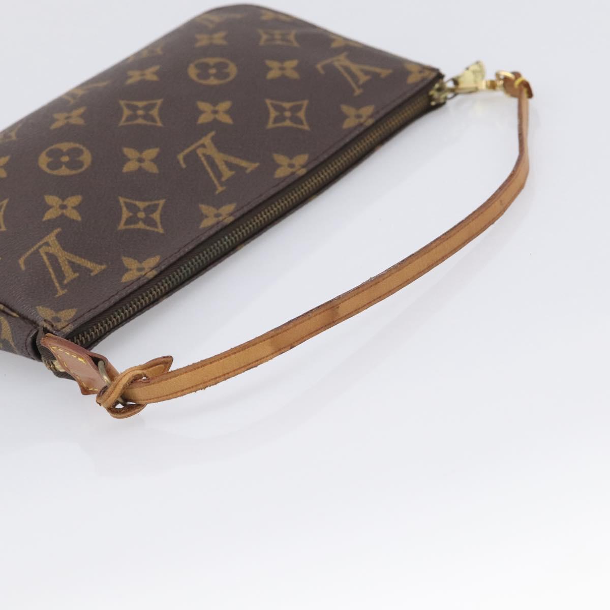LOUIS VUITTON Monogram Pochette Accessoires Pouch M51980 LV Auth 208334A