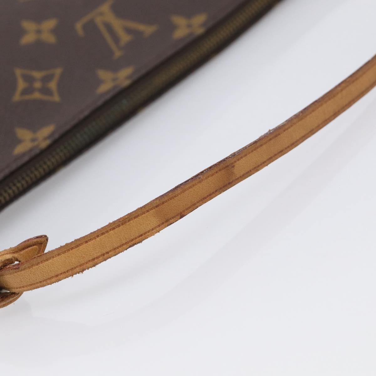 LOUIS VUITTON Monogram Pochette Accessoires Pouch M51980 LV Auth 208334A