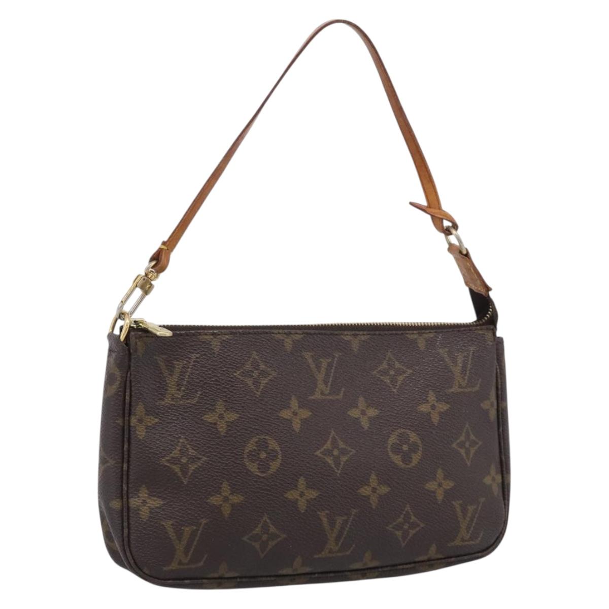 LOUIS VUITTON Monogram Pochette Accessoires Pouch M51980 LV Auth 208335