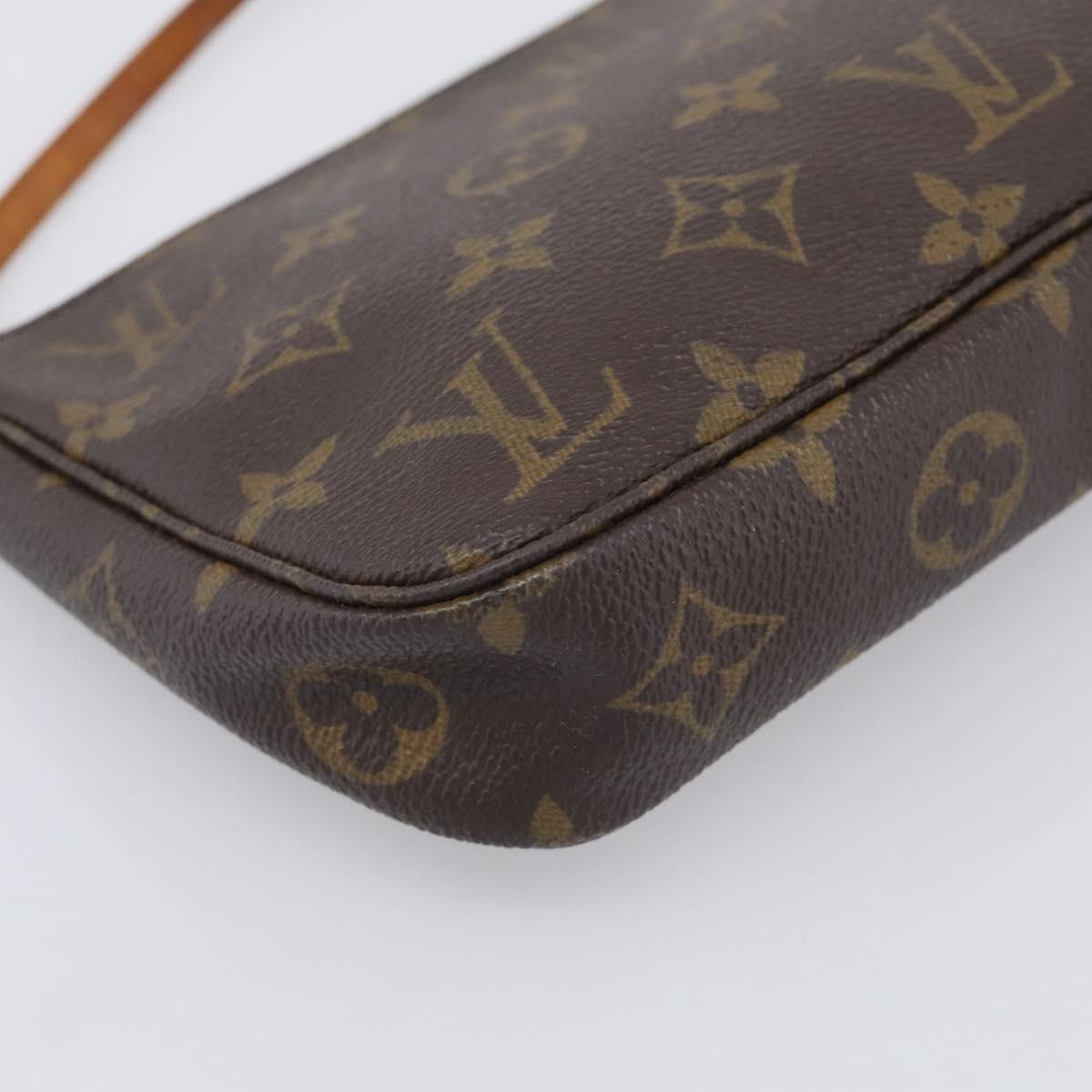 LOUIS VUITTON Monogram Pochette Accessoires Pouch M51980 LV Auth 208335