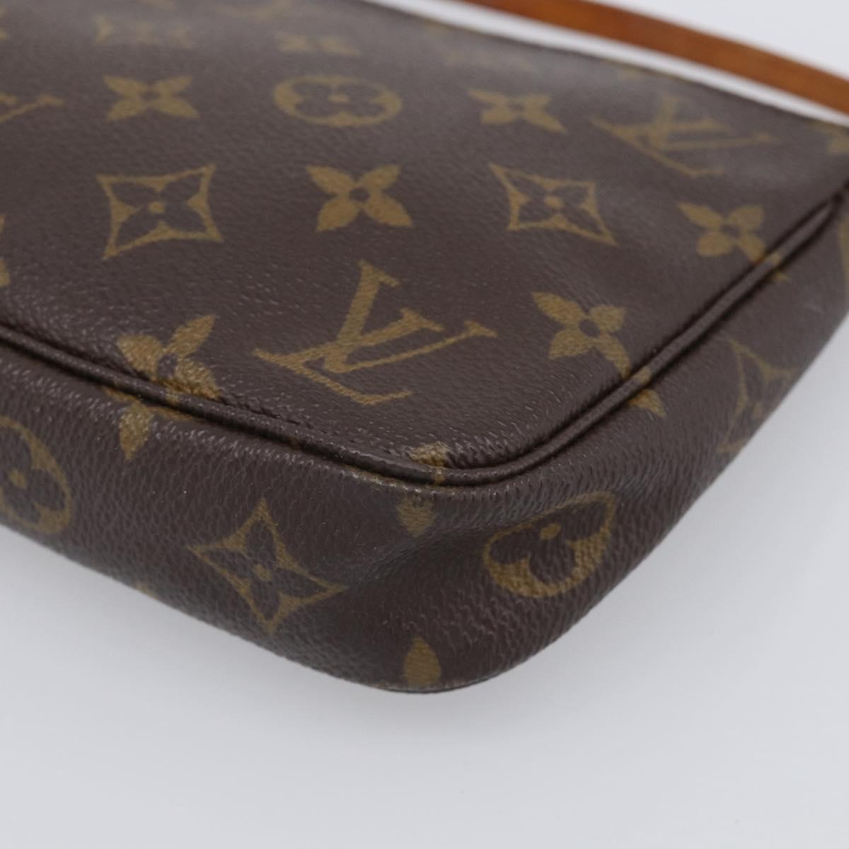 LOUIS VUITTON Monogram Pochette Accessoires Pouch M51980 LV Auth 208335