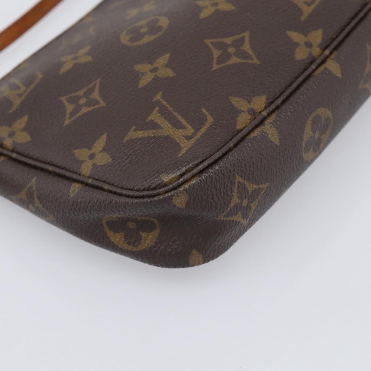 LOUIS VUITTON Monogram Pochette Accessoires Pouch M51980 LV Auth 208335