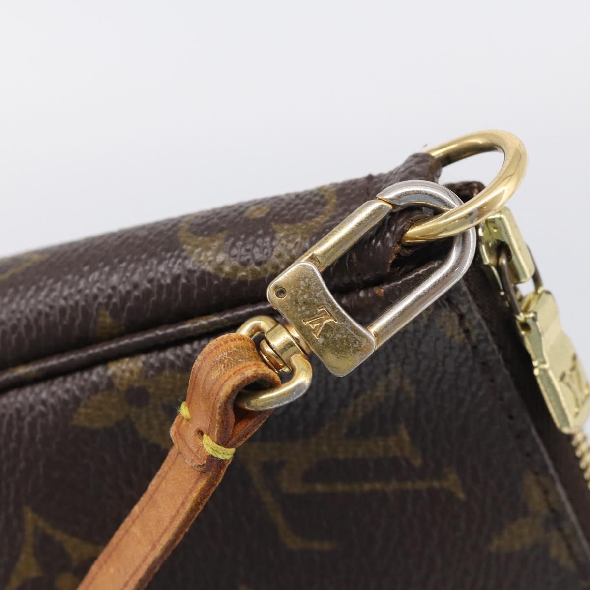 LOUIS VUITTON Monogram Pochette Accessoires Pouch M51980 LV Auth 208335