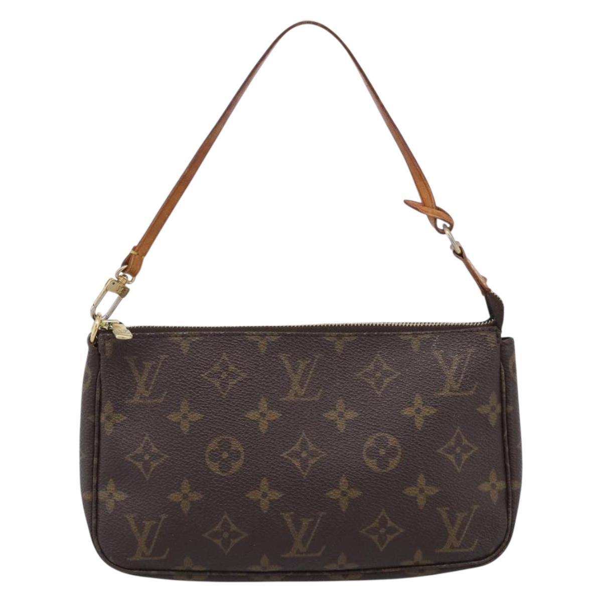 LOUIS VUITTON Monogram Pochette Accessoires Pouch M51980 LV Auth 208335