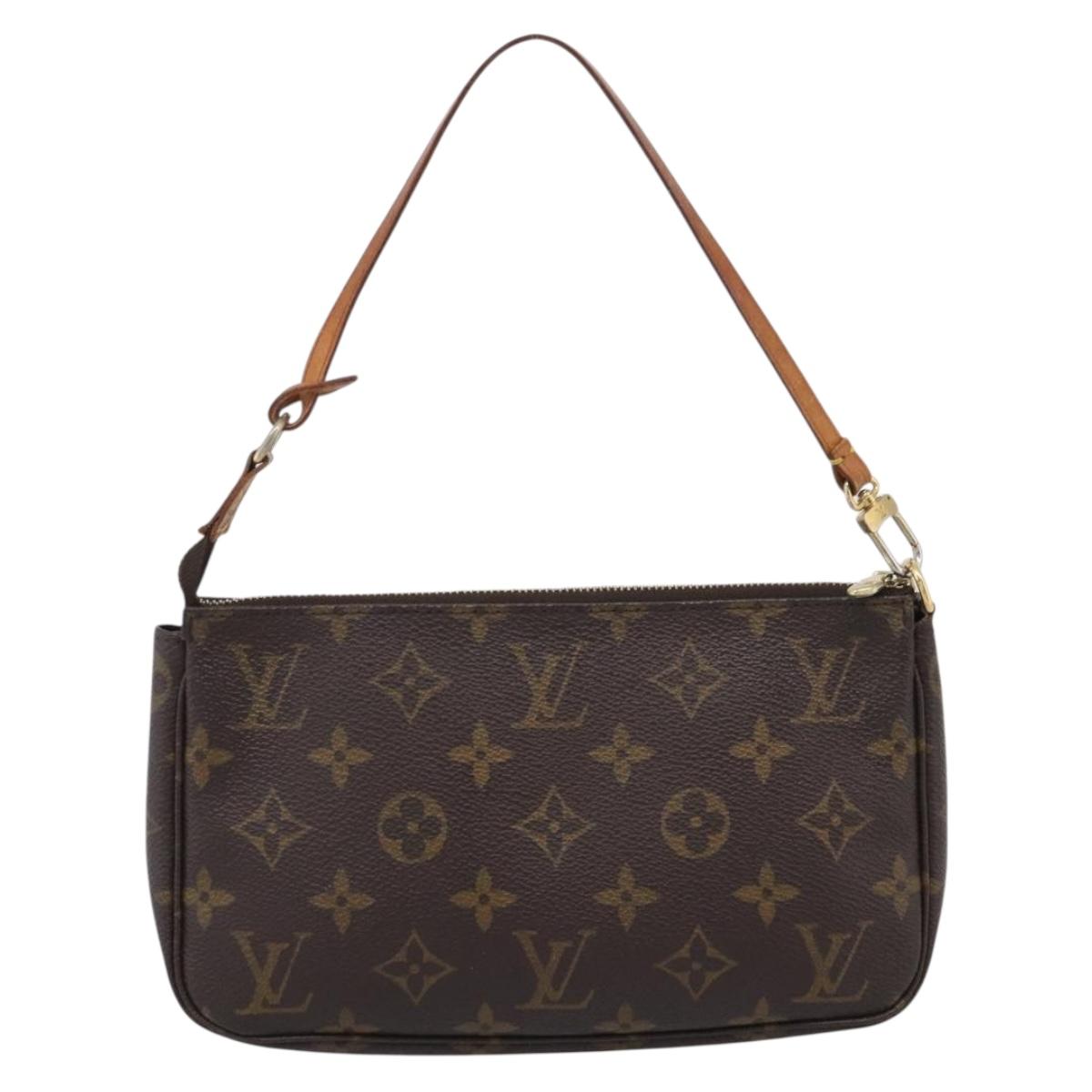 LOUIS VUITTON Monogram Pochette Accessoires Pouch M51980 LV Auth 208335