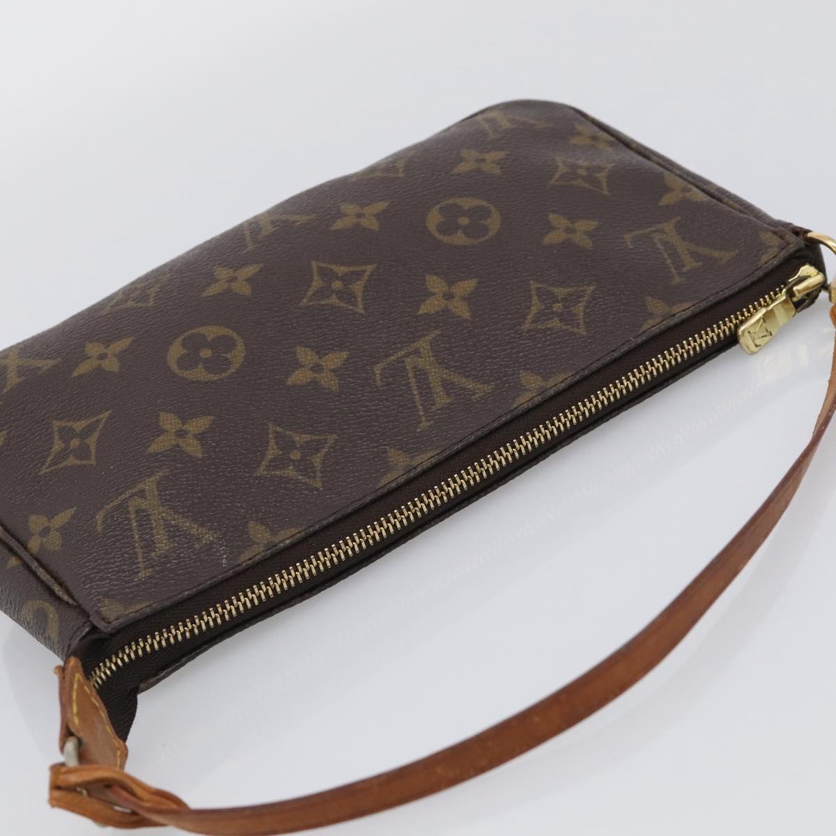 LOUIS VUITTON Monogram Pochette Accessoires Pouch M51980 LV Auth 208335