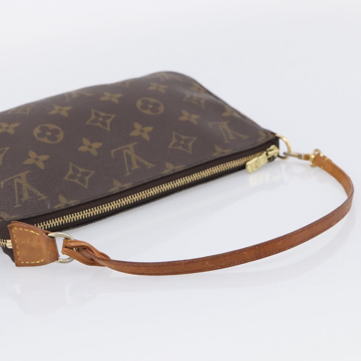 LOUIS VUITTON Monogram Pochette Accessoires Pouch M51980 LV Auth 208335