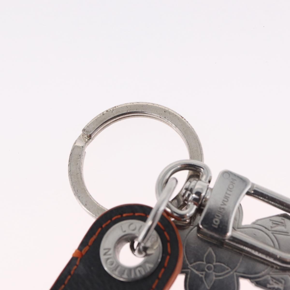 LOUIS VUITTON Monogram Eclipse Dragon Vivienne Key Holder M01956 LV Auth 208343M