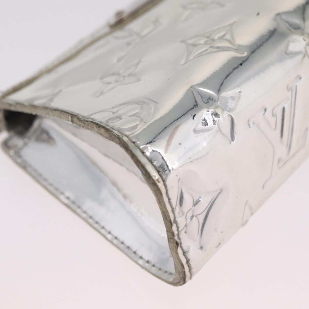 LOUIS VUITTON Monogram Miroir Trousse Cosmetic Pouch Silver M95603 Auth 208345