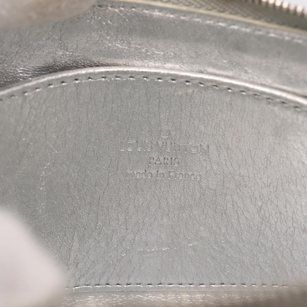 LOUIS VUITTON Monogram Miroir Trousse Cosmetic Pouch Silver M95603 Auth 208345