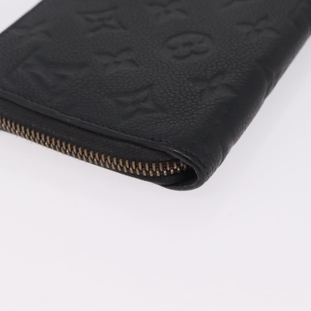 LOUIS VUITTON Monogram Empreinte Portefeuille Wallet Ron M93435 Auth 208347