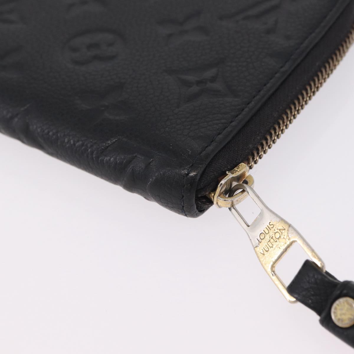 LOUIS VUITTON Monogram Empreinte Portefeuille Wallet Ron M93435 Auth 208347