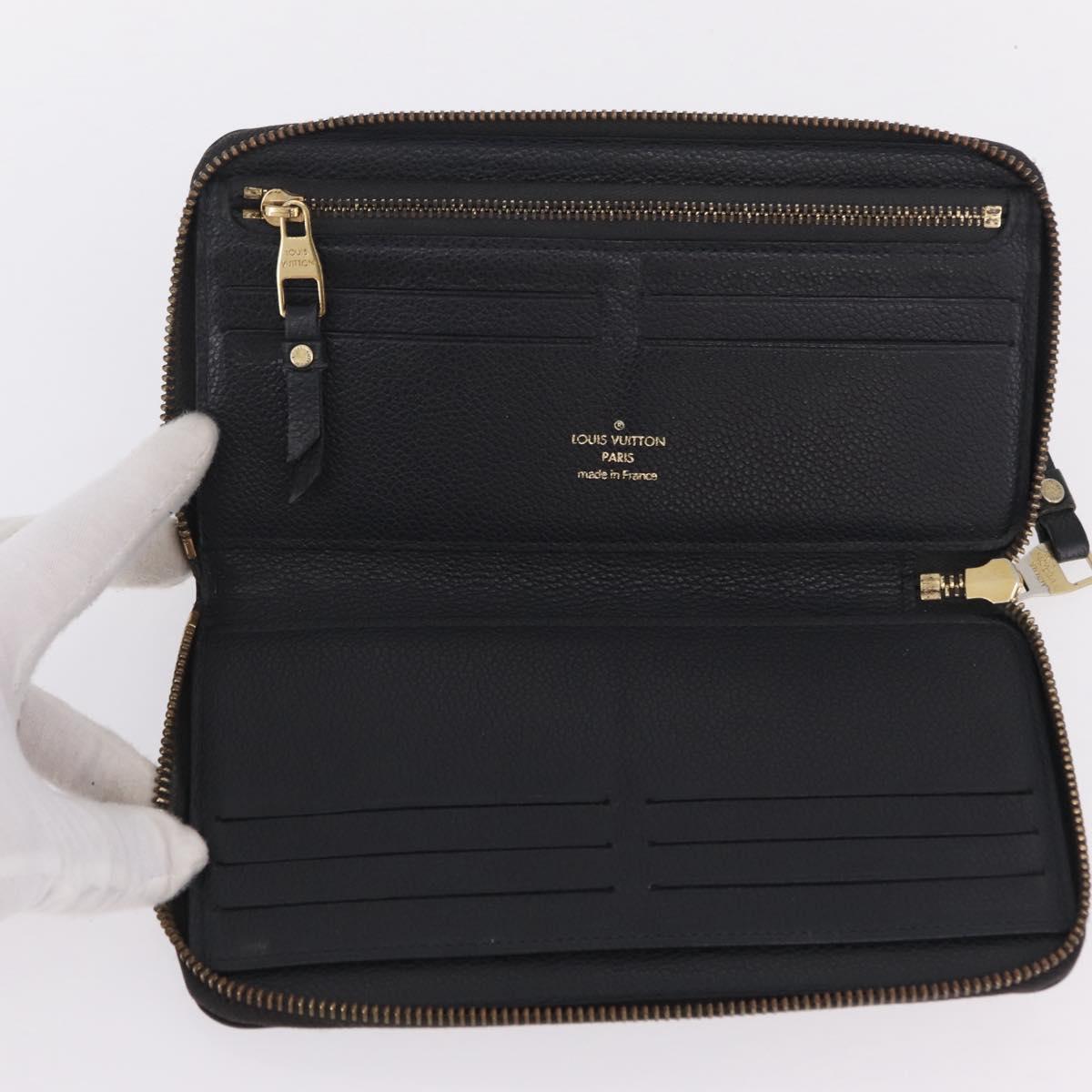 LOUIS VUITTON Monogram Empreinte Portefeuille Wallet Ron M93435 Auth 208347
