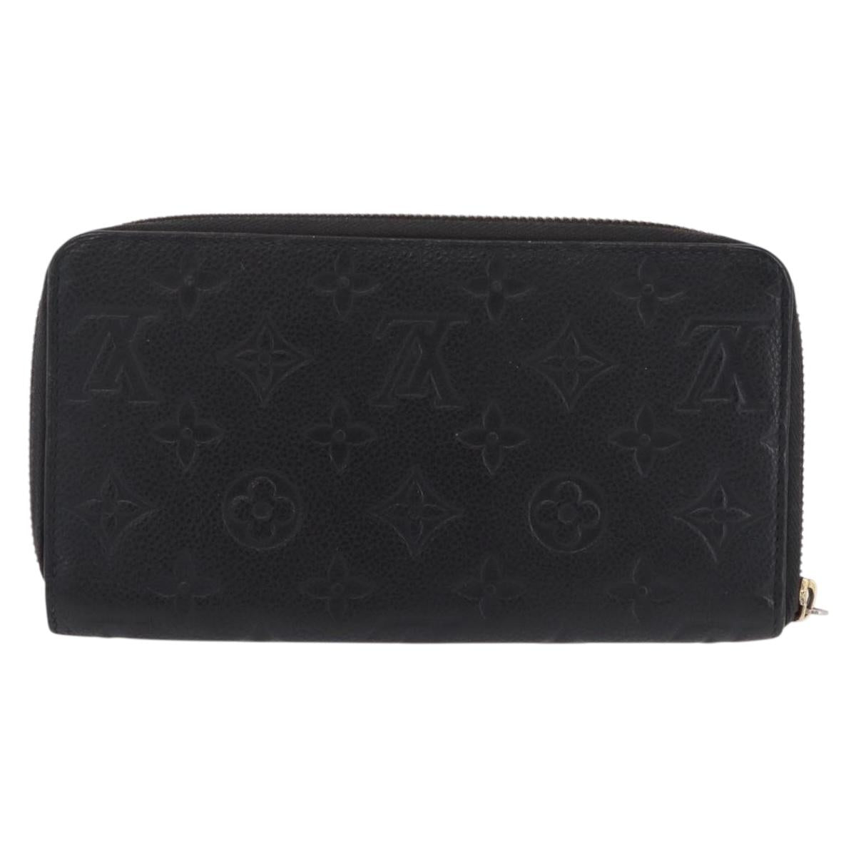 LOUIS VUITTON Monogram Empreinte Portefeuille Wallet Ron M93435 Auth 208347