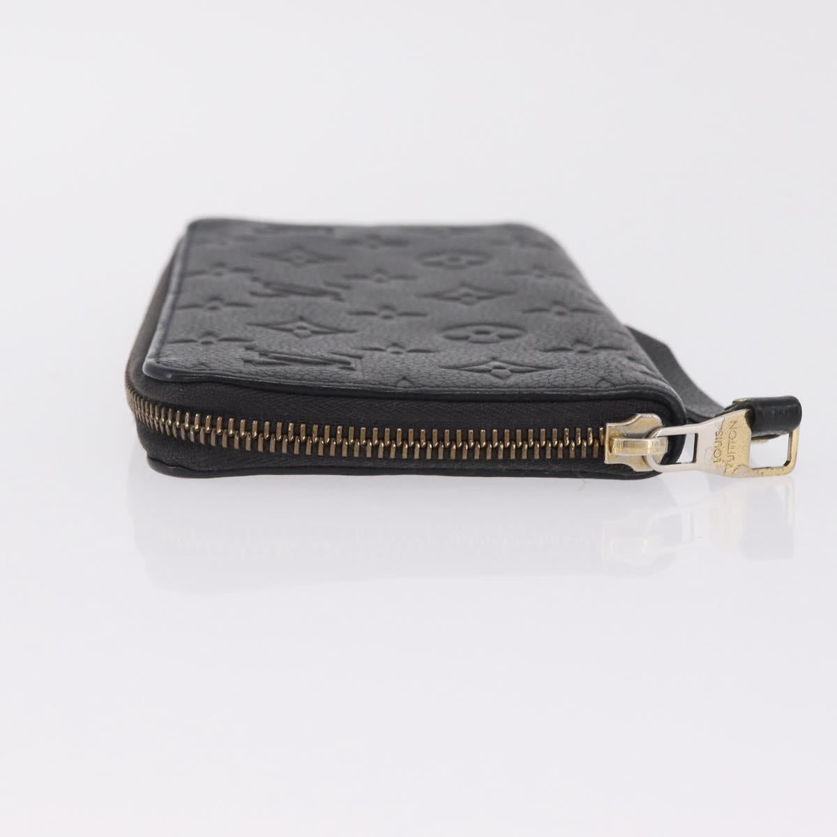 LOUIS VUITTON Monogram Empreinte Portefeuille Wallet Ron M93435 Auth 208347