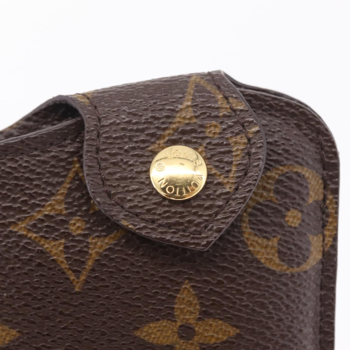 LOUIS VUITTON Monogram Etui Lunette PM Glasses Case M66545 LV Auth 208349