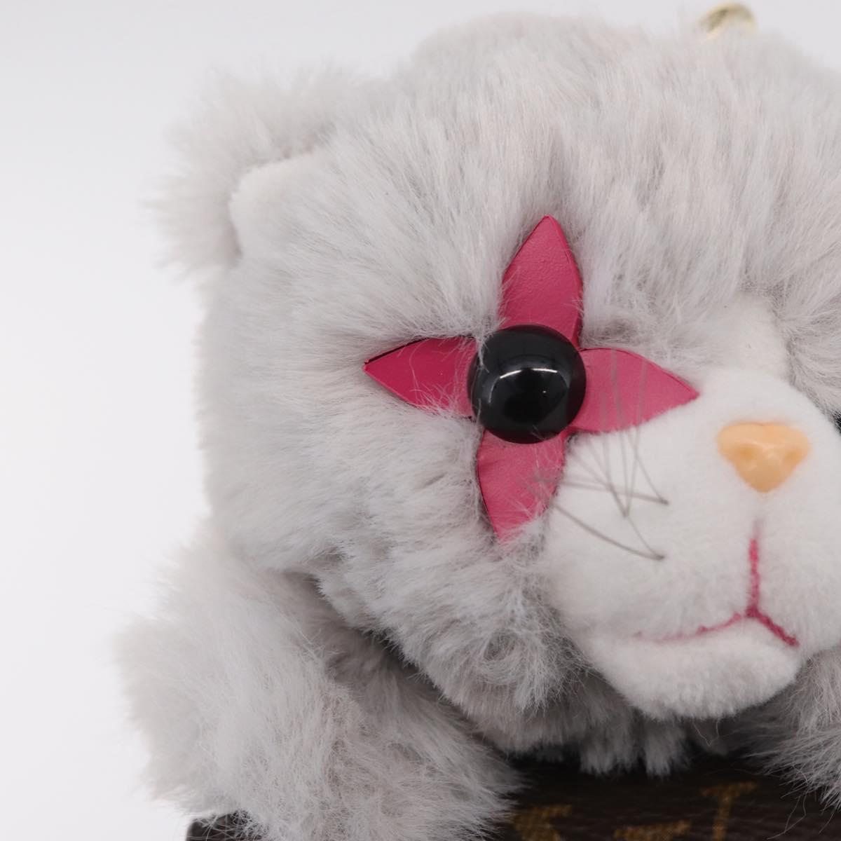 LOUIS VUITTON Monogram LV Cute Kitten Bag Charm M03512 LV Auth 208353M