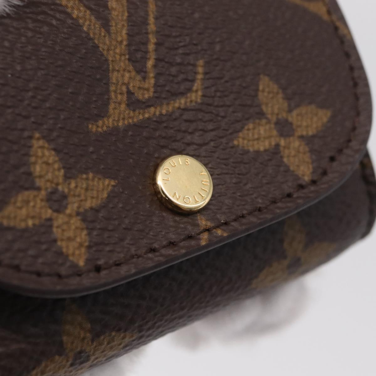 LOUIS VUITTON Monogram LV Cute Kitten Bag Charm M03512 LV Auth 208353M