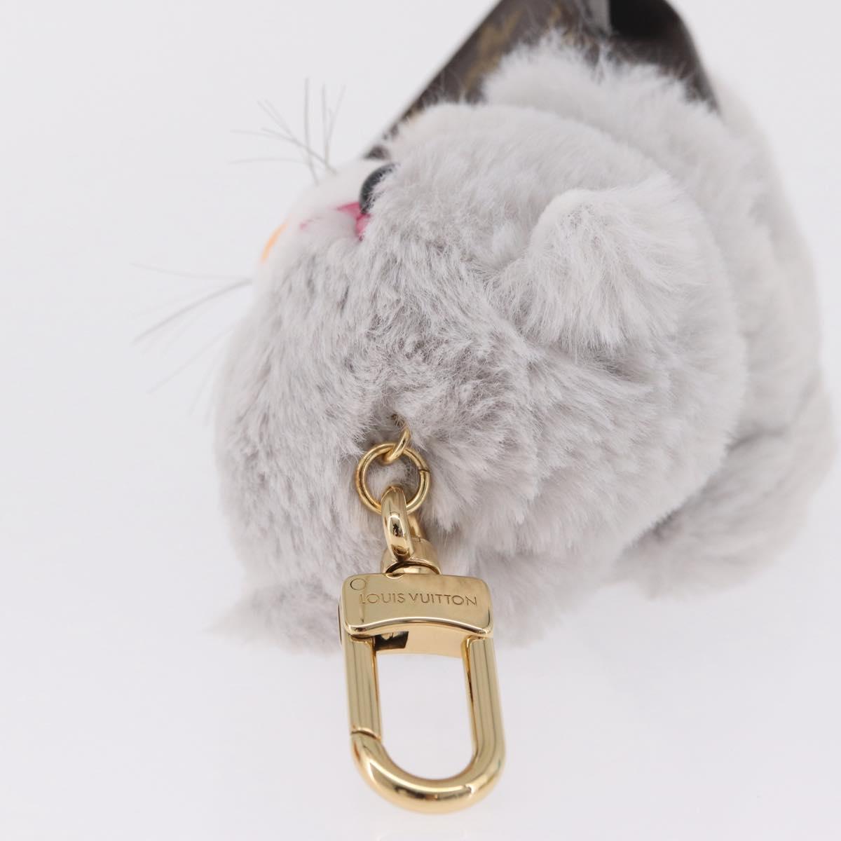 LOUIS VUITTON Monogram LV Cute Kitten Bag Charm M03512 LV Auth 208353M