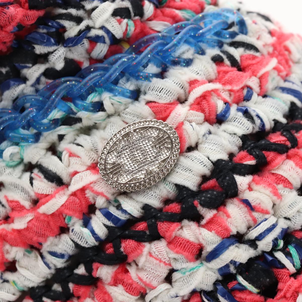 CHANEL Skirt Cotton Tweed 36 Multicolor CC Auth 208359M