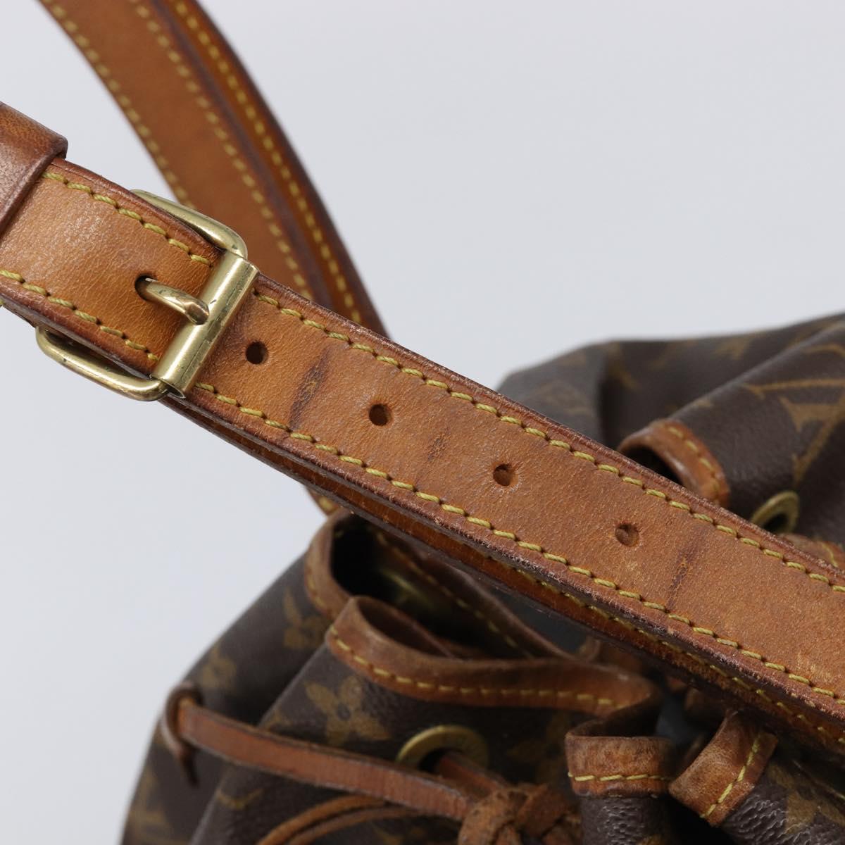 LOUIS VUITTON Monogram Petit Noe Shoulder Bag M42226 LV Auth 208370A