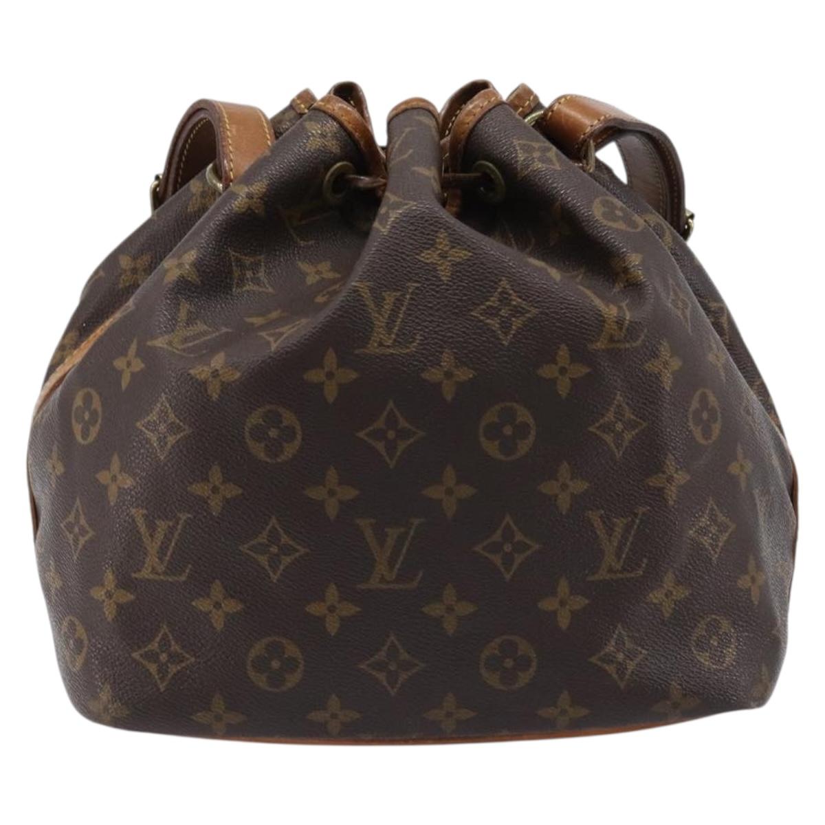 LOUIS VUITTON Monogram Petit Noe Shoulder Bag M42226 LV Auth 208370A