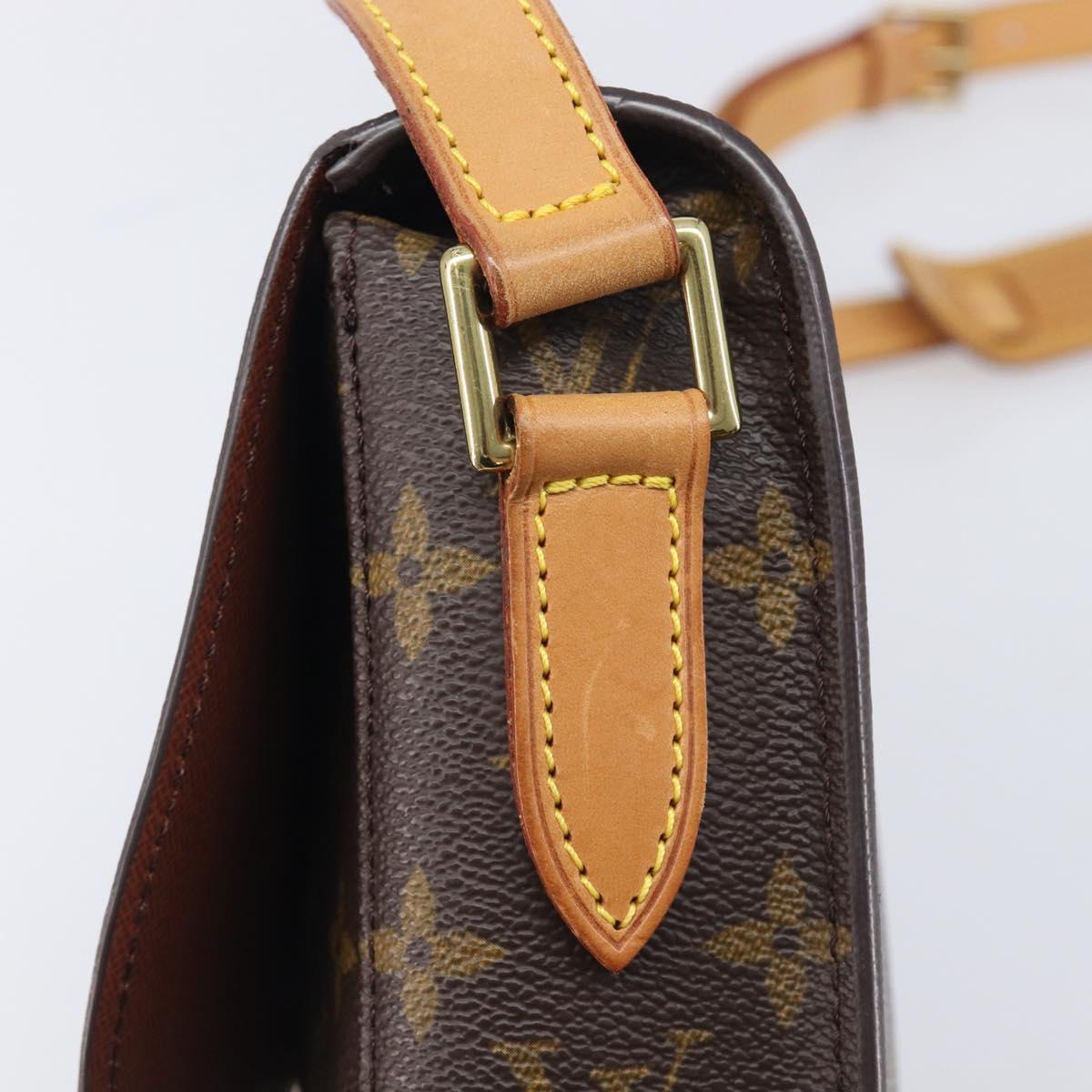 LOUIS VUITTON Monogram Saint Cloud GM Shoulder Bag M51242 LV Auth 208410V