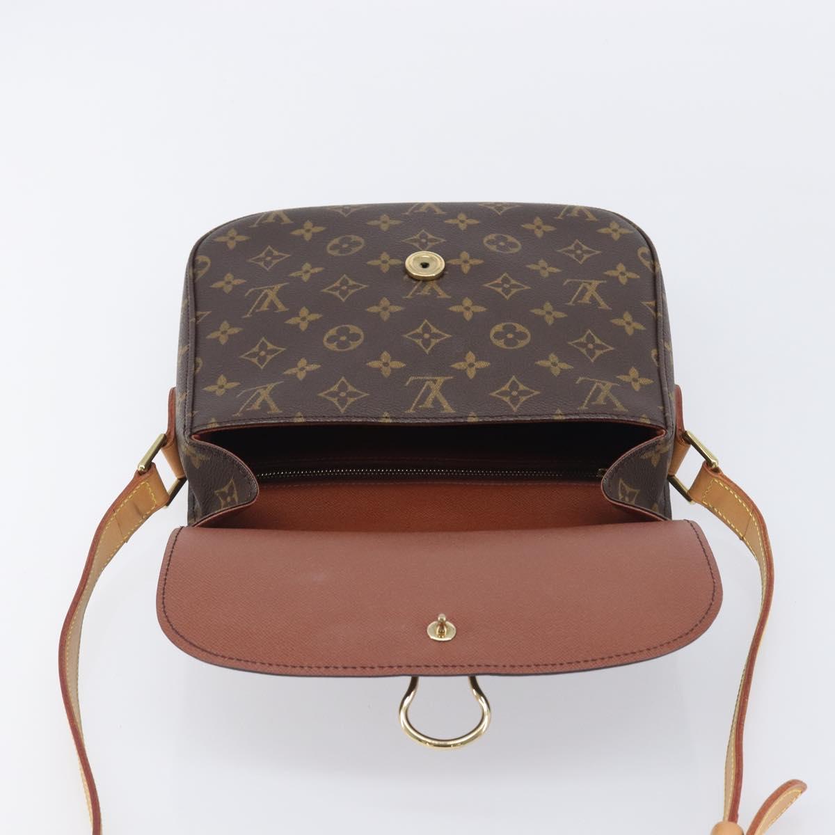 LOUIS VUITTON Monogram Saint Cloud GM Shoulder Bag M51242 LV Auth 208410V