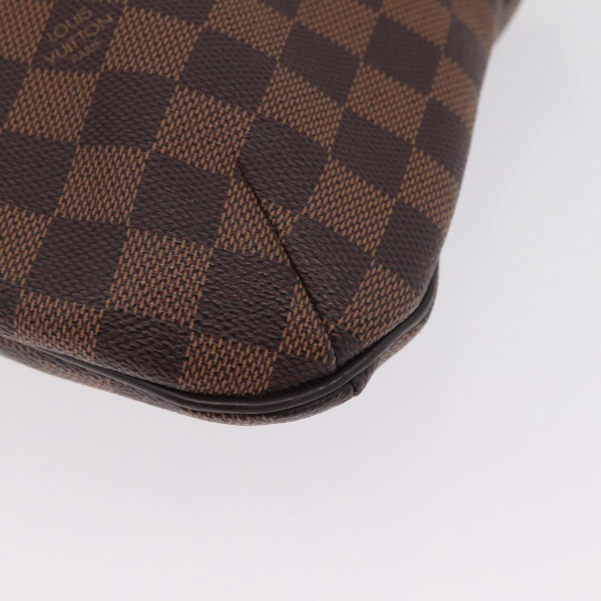LOUIS VUITTON Damier Ebene Bloomsbury PM Shoulder Bag N42251 LV Auth 208415