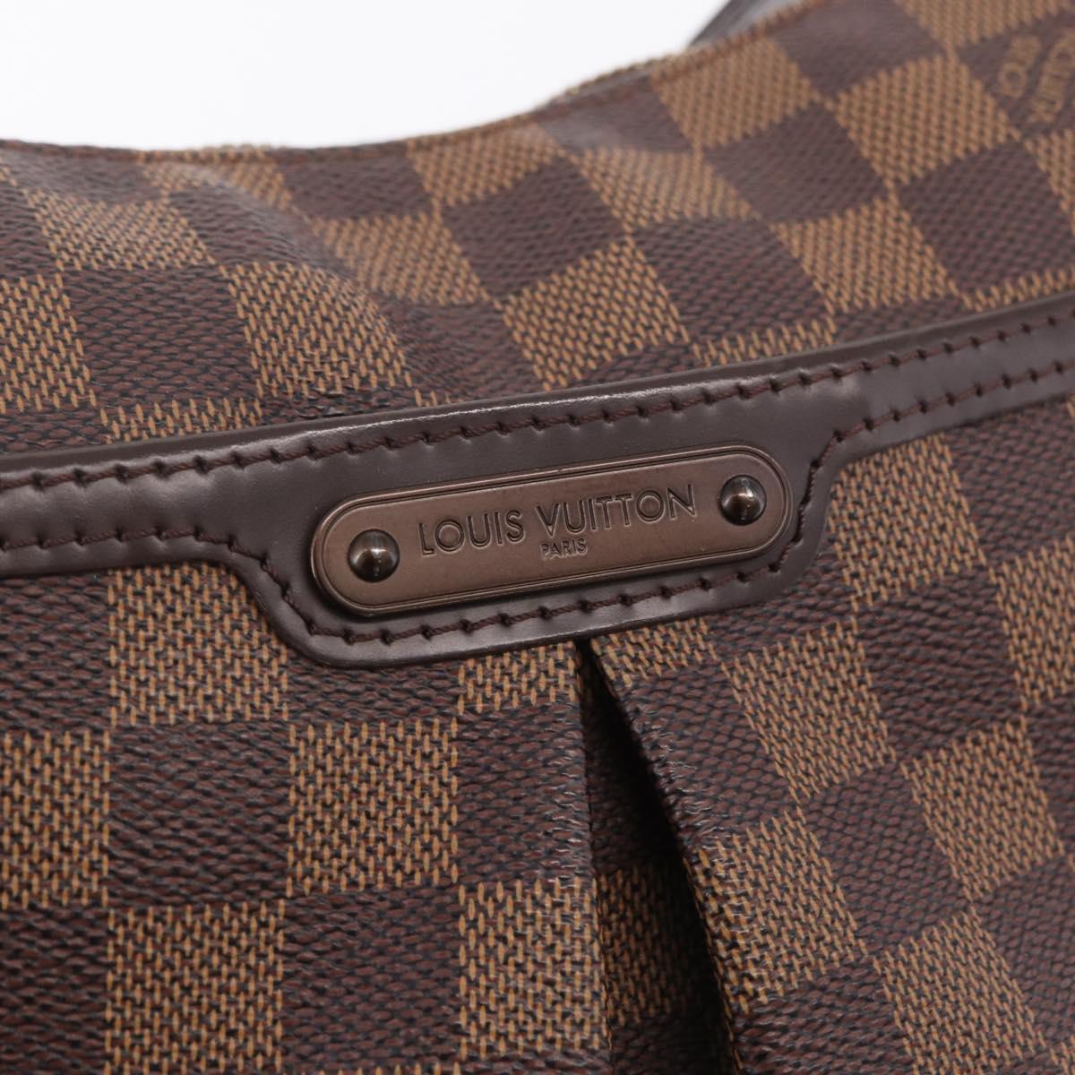 LOUIS VUITTON Damier Ebene Bloomsbury PM Shoulder Bag N42251 LV Auth 208415