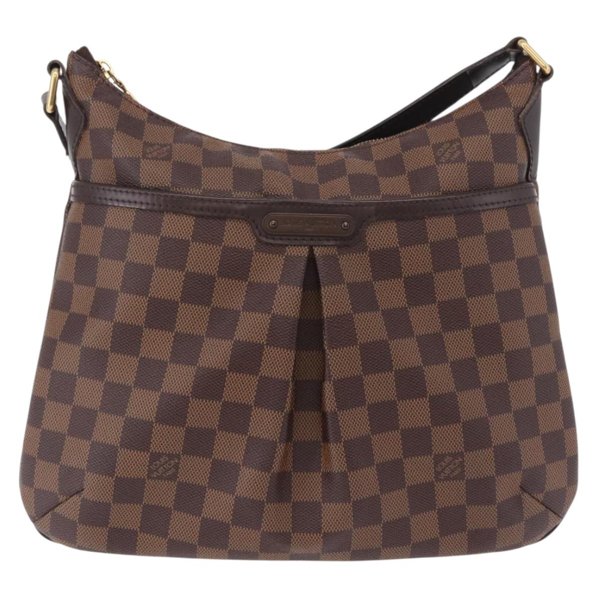 LOUIS VUITTON Damier Ebene Bloomsbury PM Shoulder Bag N42251 LV Auth 208415