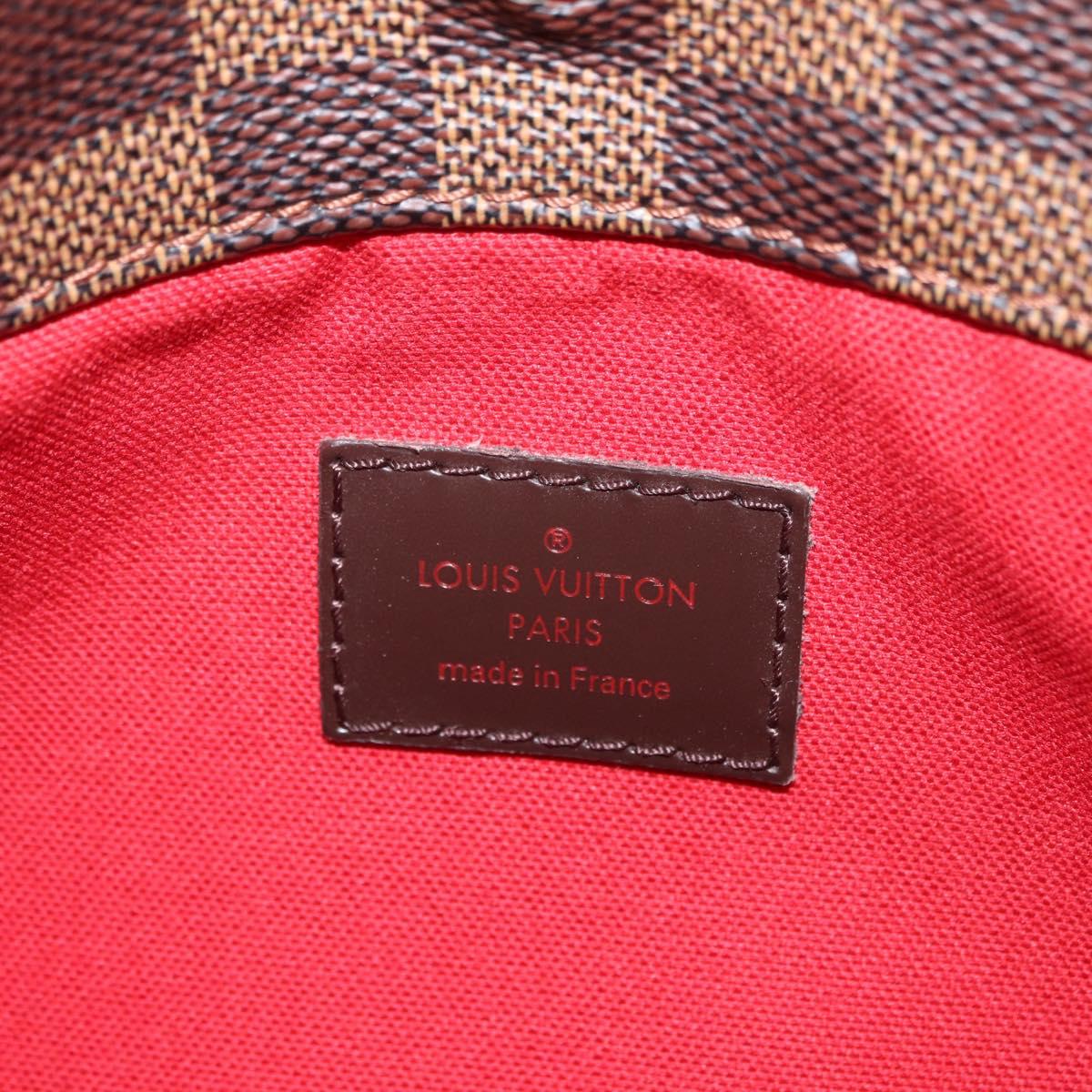 LOUIS VUITTON Damier Ebene Bloomsbury PM Shoulder Bag N42251 LV Auth 208415