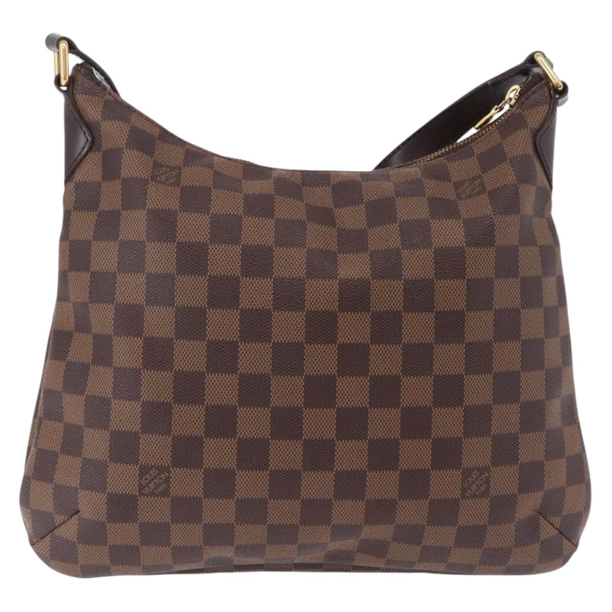 LOUIS VUITTON Damier Ebene Bloomsbury PM Shoulder Bag N42251 LV Auth 208415