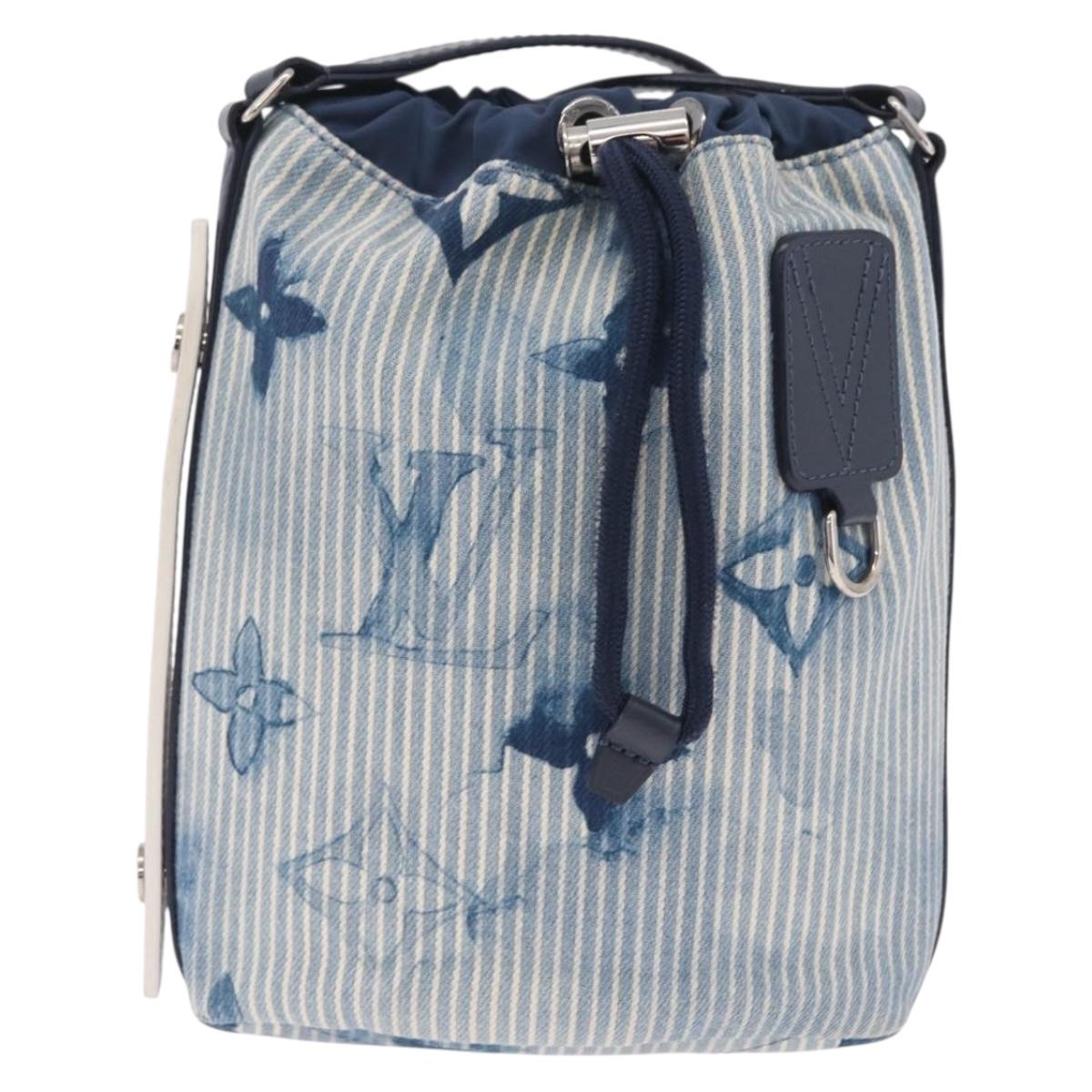 LOUIS VUITTON Monogram Watercolor Sac Maran Bag Blue M57830 LV Auth 208417M