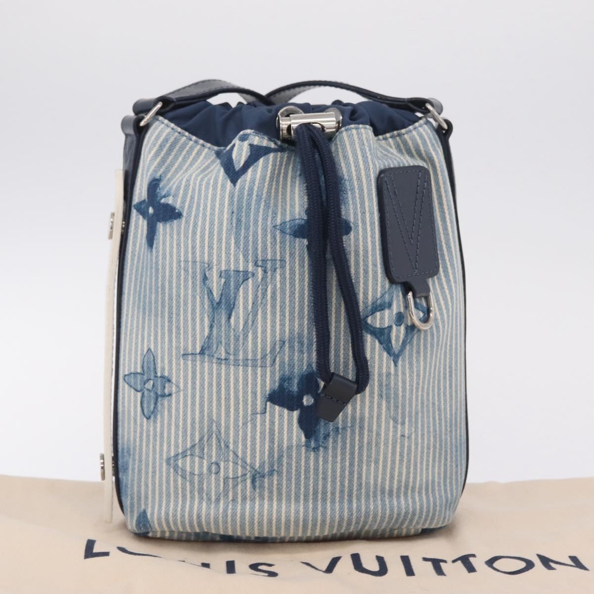 LOUIS VUITTON Monogram Watercolor Sac Maran Bag Blue M57830 LV Auth 208417M
