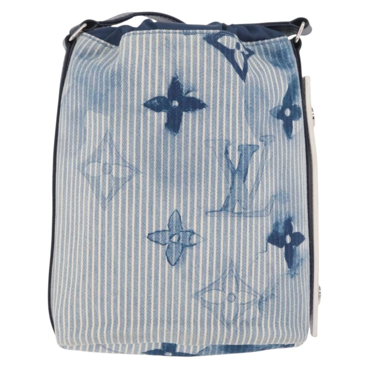 LOUIS VUITTON Monogram Watercolor Sac Maran Bag Blue M57830 LV Auth 208417M