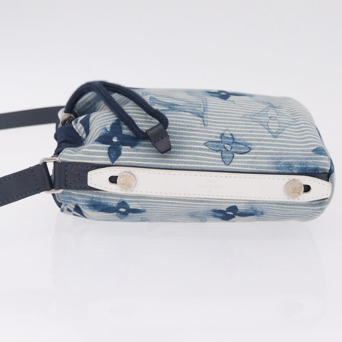 LOUIS VUITTON Monogram Watercolor Sac Maran Bag Blue M57830 LV Auth 208417M