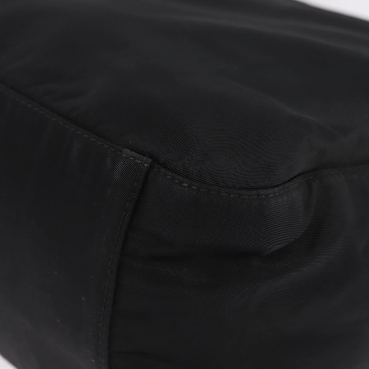 PRADA Shoulder Bag Nylon Black Auth 208422A
