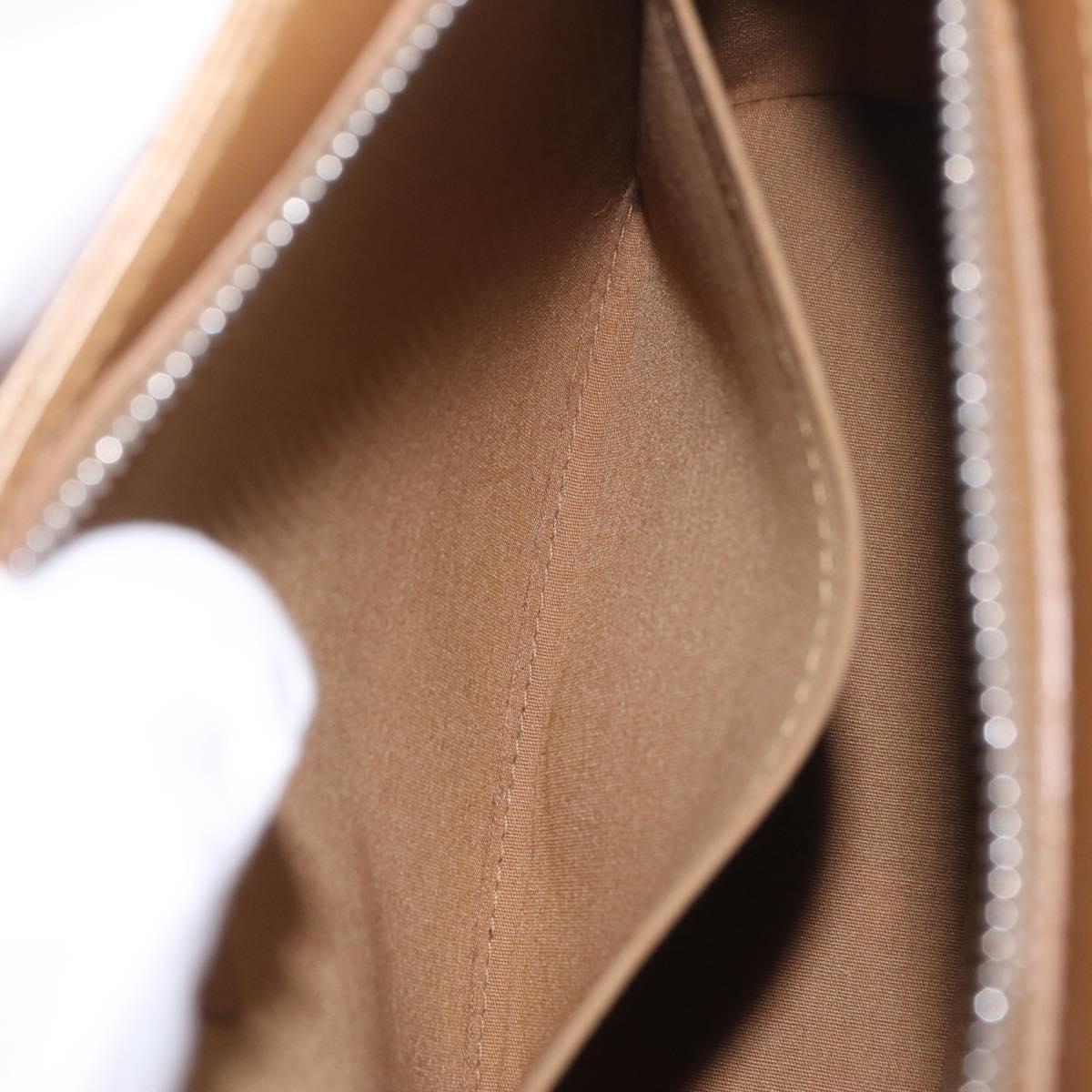 LOUIS VUITTON Monogram Mat Alston Shoulder Bag Beige M55127 LV Auth 208427V