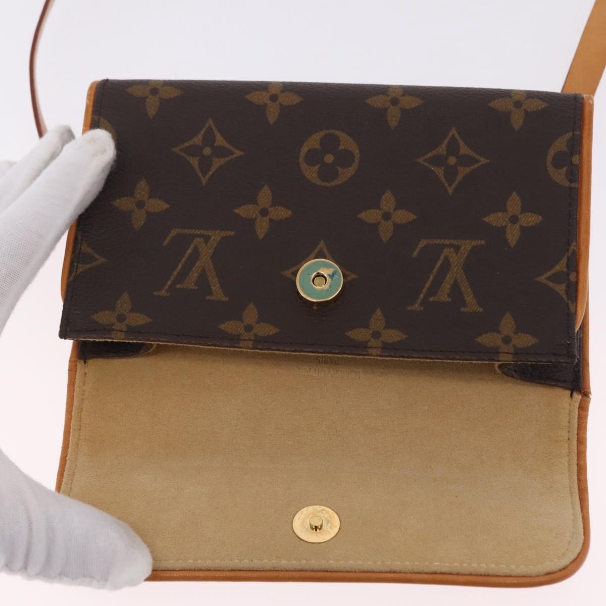 LOUIS VUITTON Monogram Pochette Florentine Waist bag M51855 LV Auth 208430A