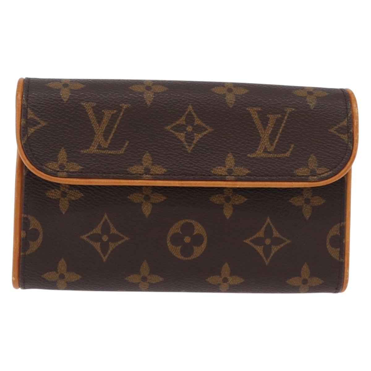 LOUIS VUITTON Monogram Pochette Florentine Waist bag M51855 LV Auth 208430A