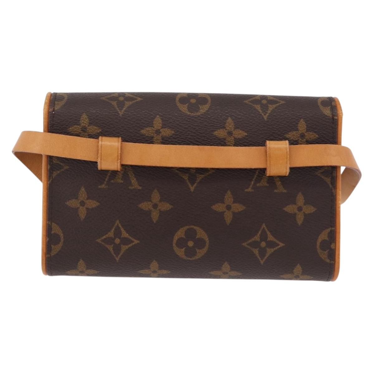 LOUIS VUITTON Monogram Pochette Florentine Waist bag M51855 LV Auth 208430A